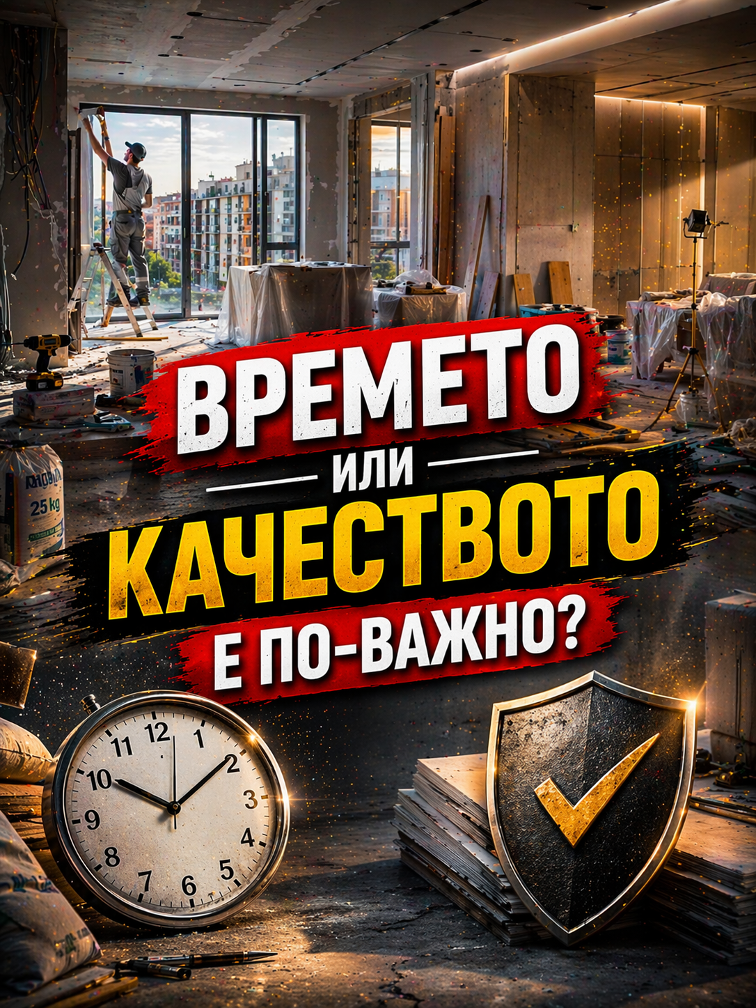 Времето или Качеството е по-важно, когато правите ремонт?!?
