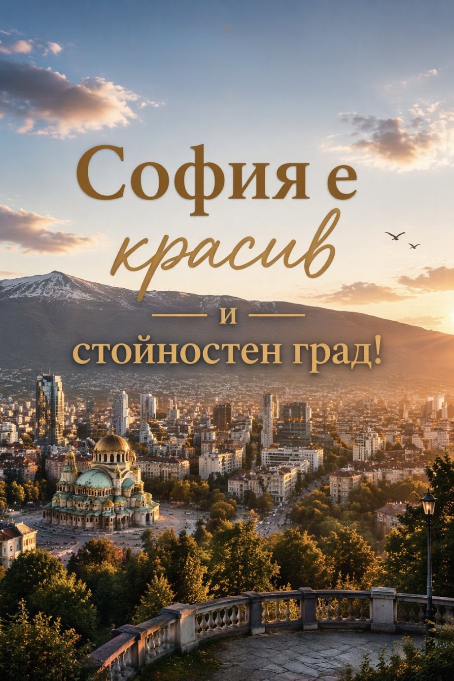 София е красив и стойностен град!