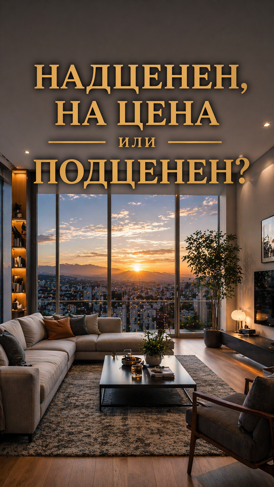 Как разбирате дали един имот е надценен, на цена или подценен?