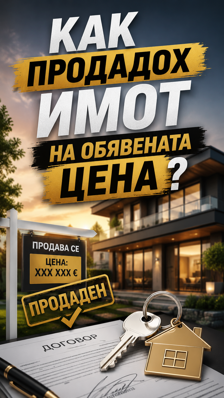 Как продадох апартамент на обявената цена ?!?
